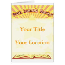 Book Launch Party cards