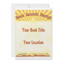 Book Launch Party Invite