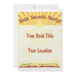 Book Launch Party Invite