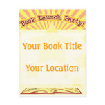 Book Launch Party Postcard