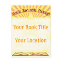 Book Launch Party postcards