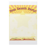 Book Launch Party Personalized Stationery