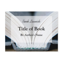 Book Launch Postcard
