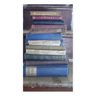 Book Lover business cards