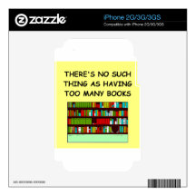 book lover decal for the iPhone 3G