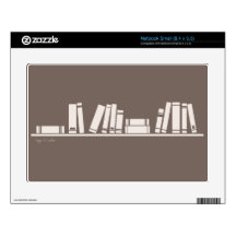 book lover! skin decals for netbooks