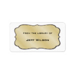 Book Nameplate Labels