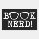 Book Nerd Rectangular Sticker