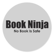 Book Ninja Sticker by HesedBooks Book Ninja Sticker