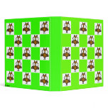 Book Nook Owls: Checkerboard Owls Avery Binder