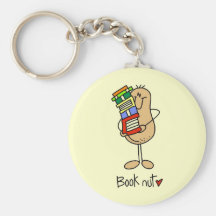 Book Nut T-shirts and Gifts Key Chain