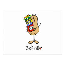 Book Nut T-shirts and Gifts Post Card