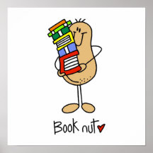 Book Nut T-shirts and Gifts Print