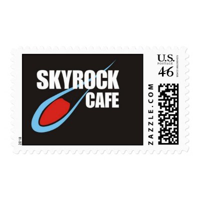 Book of 20 $.41 stamps - skyrock cafe stamps by kerchner420