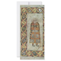 Book Of Durrow: Matthew Icon By Meister Des Book O Full Color Rack Card
