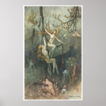 Book of Fairy Poetry, Sea-nymphs Poster