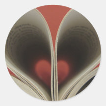 Book of Hearts Stickers