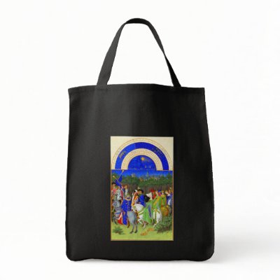 Book of Hours - Month of May Canvas Bag by VintagePets