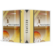 Book of Ingredients binders