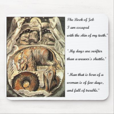 Book of Job Mousemat Mouse Pad by cooldudeproducts