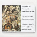 Book of Job Mousemat mousepads by cooldudeproducts Book of Job Mousemat mousepads
