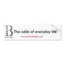 Book of Odds Bumper Sticker bumper stickers
