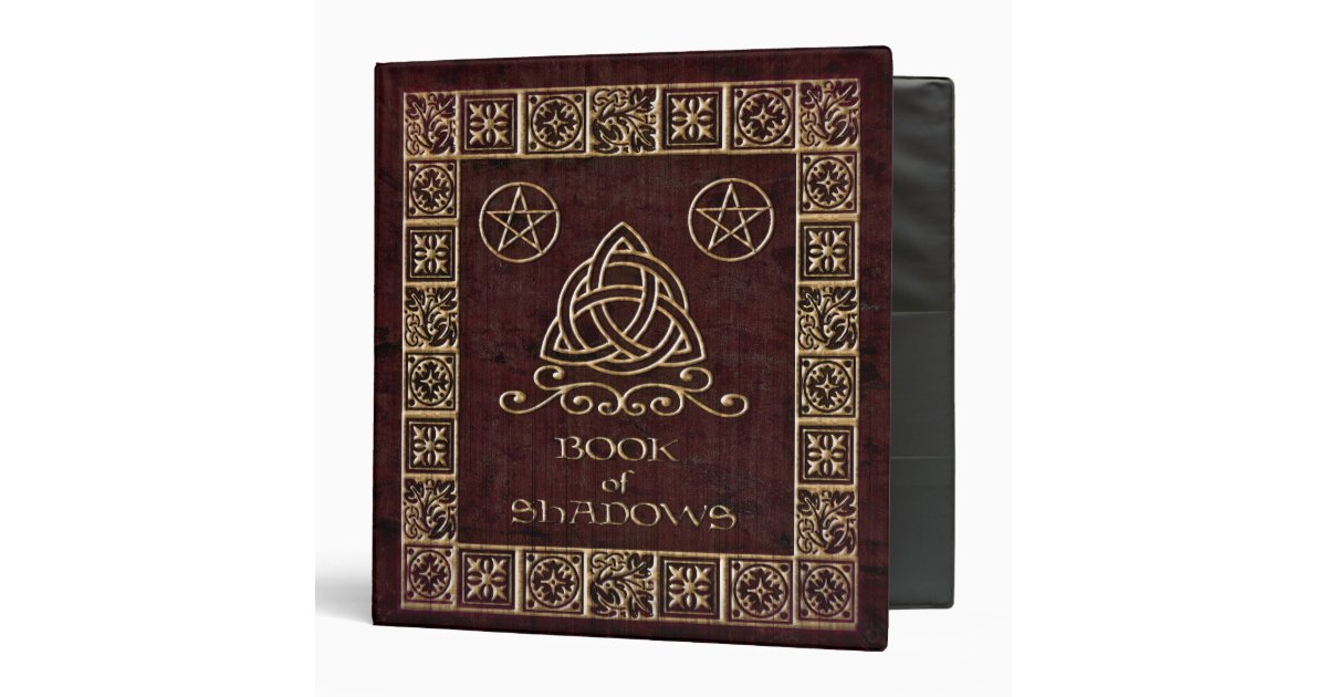 Book of Shadows 3 Ring Binder | Zazzle