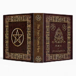 Book of Shadows 3 Ring Binders