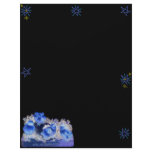 Book of Shadows Pages for Faerie Grimoire: Black letterhead