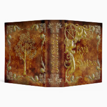 Book Of Shadows with Gold  Highlights #1 Binder