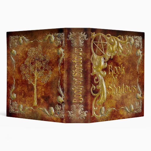 Book Of Shadows with Gold  Highlights #1 Binder