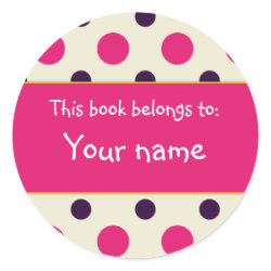 Book Plate - Customize with your name sticker