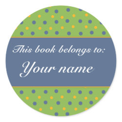 Book Plate - Customize with your name sticker