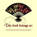 Book Plate Sticker (Dragon Fan) sticker