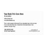 Book Promotion Business Card Template