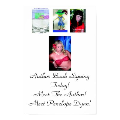 Book signing poster by pdweigandjd