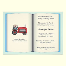 Book Theme Baby Shower Invitation (Boy) invitations
