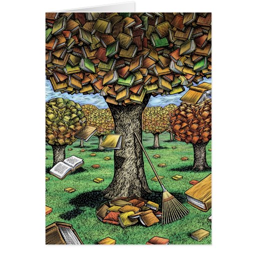 Book Tree Card