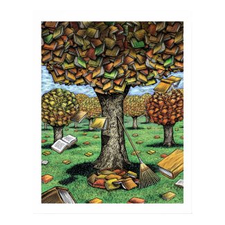 Book Tree Poster
