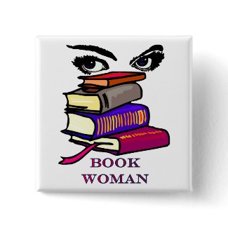 Book Woman Button button