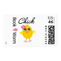 Book Worm Chick postage
