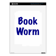 Book Worm Decal For iPad 3