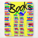 Book Worm Mousepad by whupsadaisy Book Worm Mousepad
