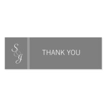 Bookedmarked Favor Gift Tag-gray Business Card