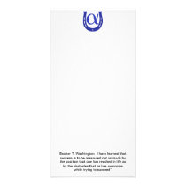 Booker T. Washiington quote Photo Card
