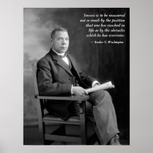 Booker T. Washington Quotation Posters