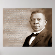 Booker Washington Race Print