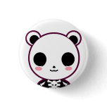 Bookie the Skeleton Hamster Buttons