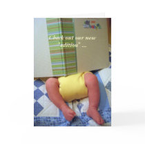 Booklover / librarian birth announcement cards by crookedtunes Booklover / librarian birth announcement cards