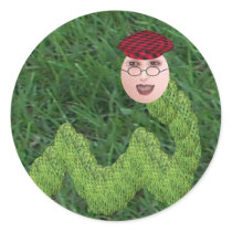 Bookman T. Worm stickers
